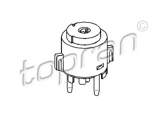 108713 TOPRAN (Germany) Переключатель Зажигания AUDI A6 98-,A4,A3,A2 PASSAT,GOLF 98-, FABIA 00- 108713 TOPRAN