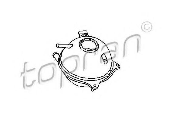 103986 TOPRAN (Germany) 103986hp-546 бачок расширительный! \ \ vw polo 1.0-1.9d/sdi 94-01 103986 HANS PRIES