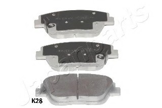 PAK28AF JAPAN КОЛОДКИ ТОРМОЗНЫЕ ДИСКОВЫЕ ПЕРЕДН KIA OPTIMA III 1.7CRDI2.02.4 10 PAK28AF JAPANPARTS