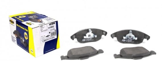 181852 ICER 181852_колодки дисковые передние ! \ Citroen C4 Picasso 1.6HDi/1.8i 06> 181852 ICER