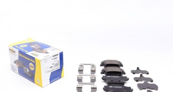 182069 ICER 182069_колодки дисковые задние! \ Chrysler 300C 2.7/3.5/5.7/6.1 V8 04> 182069 ICER