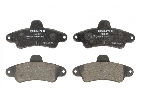 LP1242_!колодки дисковые з. \ FordContour/Mondeo 1.6-2.0/1.8TD 93-02 LP1242 DELPHI