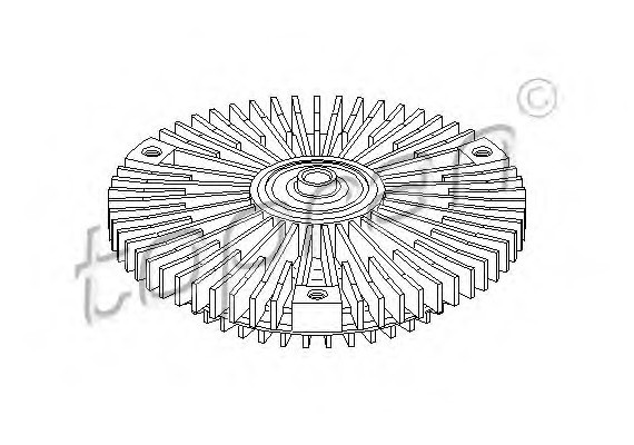 400608 TOPRAN (Germany) Муфта вентилятора