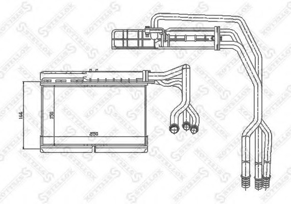 Фото 10-35073-SX_радиатор печки! \ BMW E34 1.8-4.0/2.4TD/2.5TD 88-97 1035073SX STELLOX 1035073SX STELLOX 1035073SX STELLOX 10-35073-SX_радиатор печки! \ BMW E34 1.8-4.0/2.4TD/2.5TD 88-97 1035073SX STELLOX