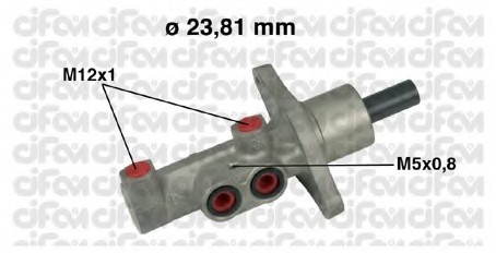 202475 CIFAM 202-475_[1223475] !главн. торм. цил. \ Ford Focus C-Max 1.6-2.0D 04> 202475 CIFAM