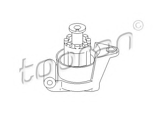 205857 TOPRAN (Germany) Опора двигателя зад.
