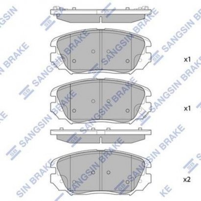 SP1402 Hi-Q (SANGSIN BRAKE) SP1402_колодки дисковые передние! \ Opel Insignia 1.6-2.0CDTi 08> SP1402 SANGSIN