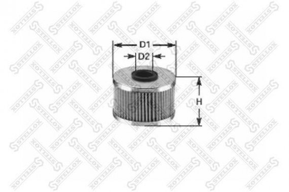 2050091SX STELLOX Фільтр масляний BMW E30/E34/E36 1.6i/1.8i 87-95 рр.