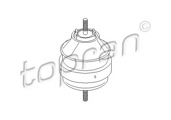 104423 TOPRAN (Germany) 104423hp-755 подушка двс левая! \ \ vw passat 1.6-1.9tdi 97> 104423 HANS PRIES