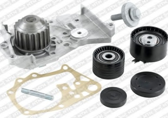 Фото комплект ГРМ (+ помпа) Renault Kangoo/Logan/Megane 1.6 (K4M) 01- KDP455400 SNR KDP455400 SNR Комплект ГРМ (+ помпа) Renault Kangoo/Logan/Megane 1.6 (K4M) 01-