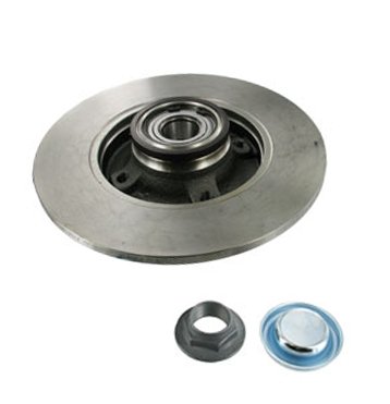 VKBD1012 SKF Диск гальм. зад. з підшип. PEUGEOT 207,307/CITROEN C3,C4,DS3 2006=> VKBD1012 SKF