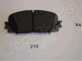 PA219AF JAPAN КОЛОДКИ ТОРМОЗНЫЕ ДИСКОВЫЕ ПЕРЕДН TOYOTA PRIUS 1.8 HYBRID 09 PA219AF JAPANPARTS