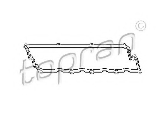 206129 TOPRAN (Germany) ПРОКЛАДКА КЛАПАННОЙ Крышки OPEL Y17DT, Y17DTL ) CORSA-C, ASTRA-G 206129 TOPRAN