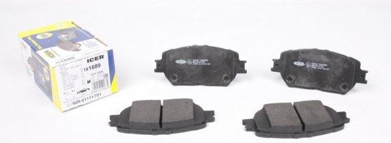 181689 ICER 181689_колодки дисковые передние ! \ Toyota Camry 2.4WT-i/3.0i 01> 181689 ICER