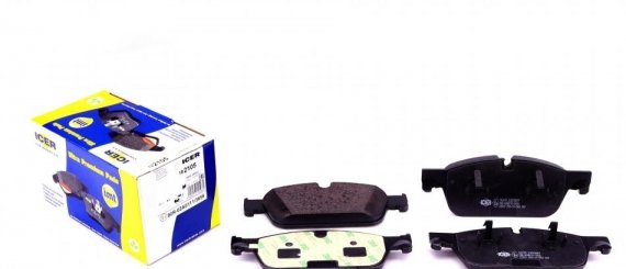 Фото комплект гальмівних колодок (дискових) 182105 ICER 182105 ICER Комплект гальмівних колодок (дискових)