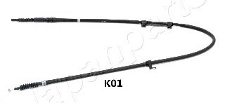 BCK01 JAPAN ТРОС СТОЯНОЧН ТОРМОЗА ПРАВ KIA CARENS ALL 01 (DISC) L=1658MM BCK01 JAPANPARTS