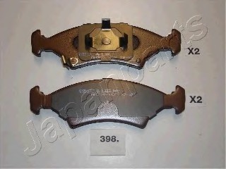 Фото колодки тормозные дисковые передн kia sephia fa 1.6i 93-95 pa398af japanparts PA398AF JAPAN PA398AF JAPAN КОЛОДКИ ТОРМОЗНЫЕ ДИСКОВЫЕ ПЕРЕДН KIA SEPHIA FA 1.6I 93-95 PA398AF JAPANPARTS