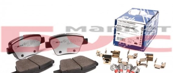 0252456317PD MEYLE Колодки тормозные задние (WVA 24563 17.7mm.) PLATINUM PAD 0252456317PD MEYLE