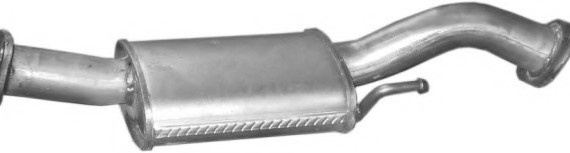 1495 POLMOstrow Глушитель передн часть mitsubishi: pajero 2.8tdi 4x4 94-00 1495 POLMOSTROW