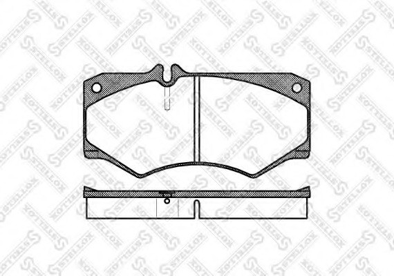 Фото колодки гальмівні передні (диск) MERCEDES T1 77-86 FRONT 058030SX STELLOX 058030SX STELLOX Колодки гальмівні передні (диск) MERCEDES T1 77-86 FRONT
