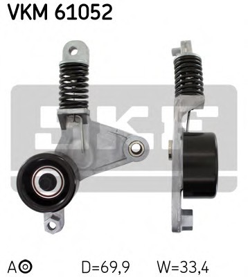 VKM61052 SKF Натяжитель ремня приводного TOYOTA CAMRY/AVENSIS 2.0/2.4 00- VKM61052 SKF