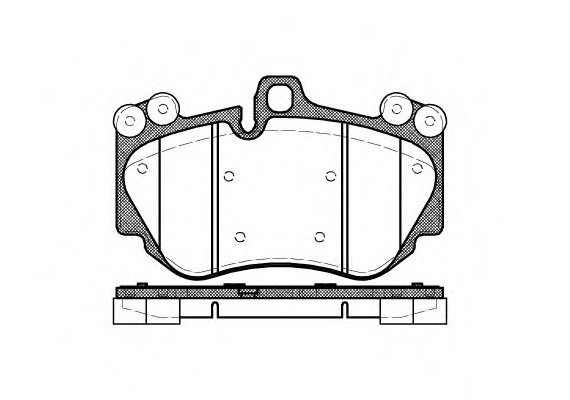 2114000 ROADHOUSE Колодки гальм. диск. Cayenne 3.2i 4.5i V8S 4.5i V8 Turbo 2114000 ROADHOUSE