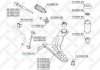 87-53064-SX_сайлентблок рычага пер.! \ KIA Picanto 04> 8753064SX STELLOX