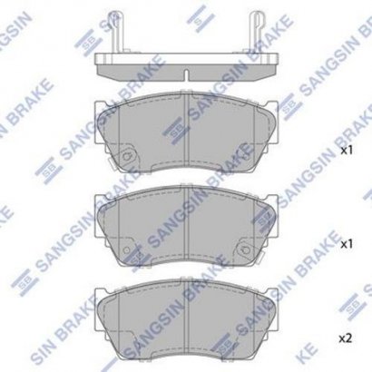 SP1489 Hi-Q (SANGSIN BRAKE) Колодки тормозные NISSAN 100NX 90-94/SUNNY 90-95 передние SP1489 SANGSIN