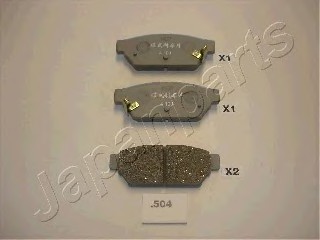 PP504AF JAPAN Колодки задн.диск.Mitsubishi Colt CA4 Lancer CB4 92-> PP504AF JAPANPARTS