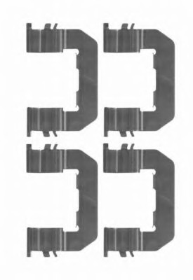 Фото комплект аксесуарів 8DZ355203931 HELLA 8DZ355203931 HELLA Комплект аксесуарів