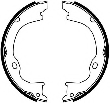 FSB4060 FERODO (Германия) Комплект тормозных колодок, стояночная тормозная система FSB4060 FERODO