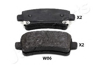 PPW06AF JAPAN КОЛОДКИ ТОРМОЗНЫЕ ДИСКОВЫЕ ЗАДН OPEL INSIGNIA ALL 08 PPW06AF JAPANPARTS