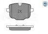Колодки торм.зад. (WVA 24703 18,0mm.) /PLATINUM PAD/ 0252470318PD MEYLE