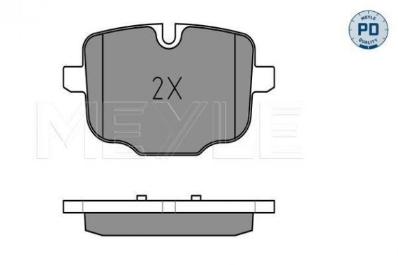 0252470318PD MEYLE Колодки торм.зад. (WVA 24703 18,0mm.) /PLATINUM PAD/ 0252470318PD MEYLE