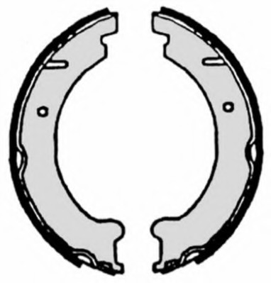 Комплект тормозных колодок, стояночная тормозная система S86509 BREMBO