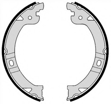 S11505 BREMBO (Германия) Комплект тормозных колодок, стояночная тормозная система S11505 BREMBO