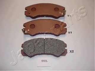 Фото колодки пер.диск.Isuzu Trooper UBS55 2 8TD/3 1 92-> PA999AF JAPANPARTS PA999AF JAPAN PA999AF JAPAN Колодки пер.диск.Isuzu Trooper UBS55 2 8TD/3 1 92-> PA999AF JAPANPARTS