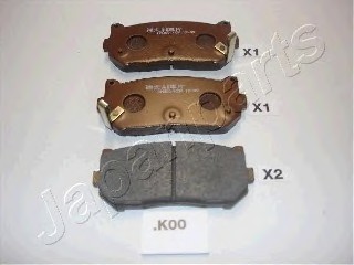 PPK00AF JAPAN Колодки тормозные KIA SHUMA/CARENS/CLARUS 96- задн. PPK00AF JAPANPARTS