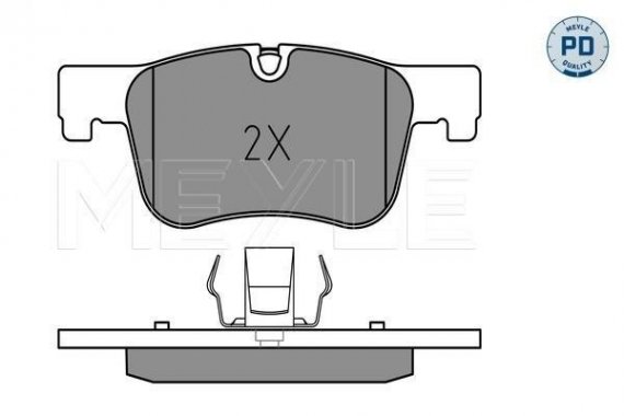 0252550618PD MEYLE Колодки торм.пер. (WVA 25506 18.2mm) /PLATINUM PAD/ 0252550618PD MEYLE