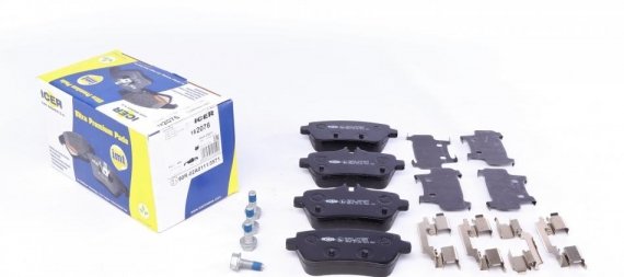 182076 ICER Комплект гальмівних колодок (дискових)