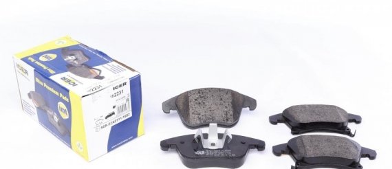 182231 ICER 182231_колодки дисковые передние! \ Ford Fusion 1.6i 12> 182231 ICER