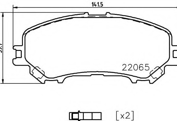 Колодки гальмівні