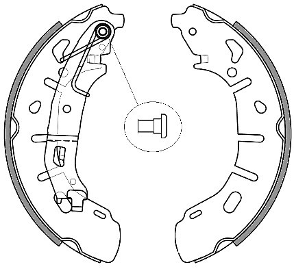 426300 ROADHOUSE Колодки торм.бараб. FIAT DOBLO (152)(263) (11/09-) 426300 ROADHOUSE
