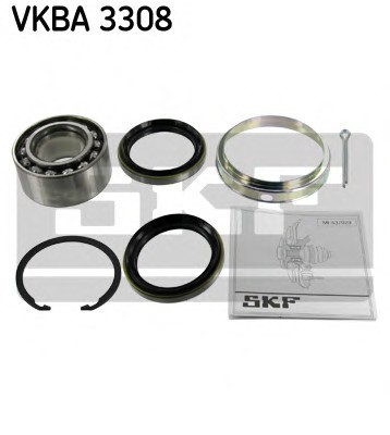 VKBA3308 SKF Комплект підшипника маточини колеса | перед прав/лев | VKBA3308 SKF