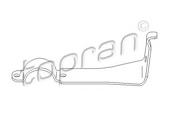 401492 TOPRAN (Germany) Кронштейн стабилизатора перед.