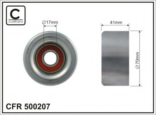 Фото ролик натяжной ремня приводного toyota 4,5 d-4d 08- 500207 caffaro 500207 CAFFARO 500207 CAFFARO РОЛИК Натяжной Ремня ПРИВОДНОГО TOYOTA 4,5 D-4D 08- 500207 CAFFARO