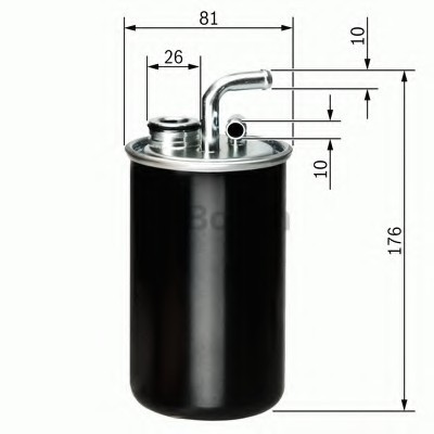 F026402827 BOSCH ПАЛИВНИЙ ФЛЬТР ДИЗЕЛЬ JEEP COMPASSPATRIOT 2.0CRD F026402827 BOSCH