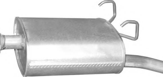0906 POLMOstrow Глушитель ЗАДН ЧАСТЬ HONDA CR-V 2.0 16V 4X4 97-01 0906 POLMOSTROW