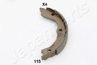 Фото колодки тормозные барабанные nissan x-trail 01 gf115af japanparts КОЛОДКИ ТОРМОЗНЫЕ БАРАБАННЫЕ NISSAN X-TRAIL 01 GF115AF JAPANPARTS