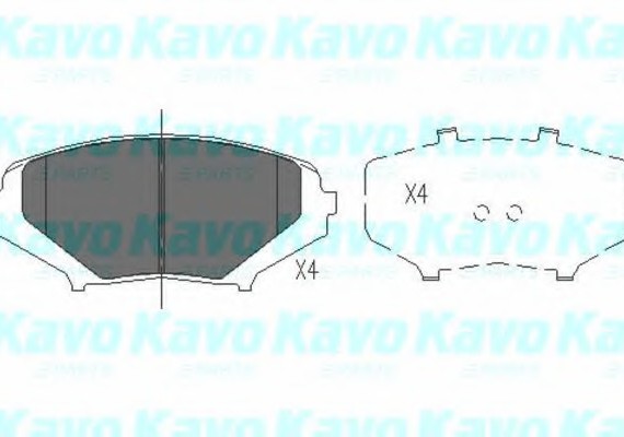 Колодки тормозные MAZDA RX8 2.6 03-12 передні KBP4546 KAVO PARTS